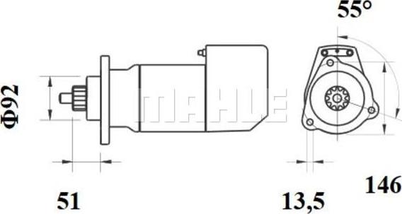 MAHLE MS 780 - Başlanğıc furqanavto.az