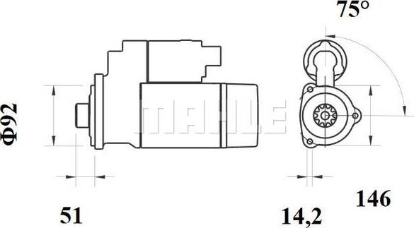 MAHLE MS 781 - Başlanğıc furqanavto.az