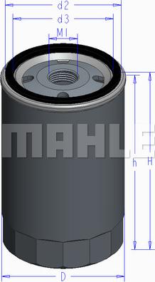 MAHLE OC 489 - Yağ filtri furqanavto.az