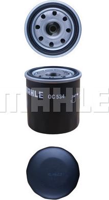 MAHLE OC 534 - Yağ filtri furqanavto.az