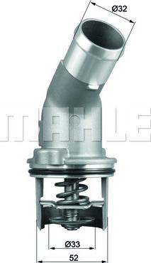 MAHLE TI 205 92D - Termostat, soyuducu www.furqanavto.az