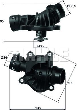 MAHLE TI 234 88 - TERMOSTAT furqanavto.az