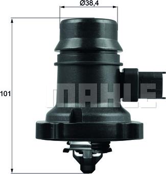 MAHLE TM37103 - Termostat, soyuducu furqanavto.az