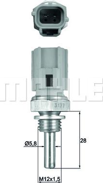 MAHLE TSE 27 - Sensor, soyuducu suyun temperaturu furqanavto.az