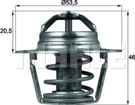 MAHLE TX 91 89 D - Termostat, soyuducu furqanavto.az