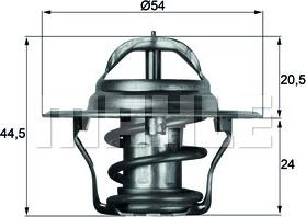 MAHLE TX 4 92D - Termostat, soyuducu www.furqanavto.az