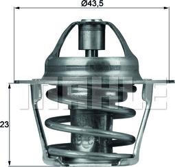 MAHLE TX 61 83 - Termostat, soyuducu furqanavto.az