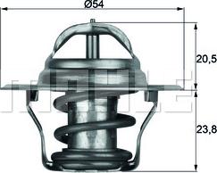 MAHLE TX 14 80D - Termostat, soyuducu furqanavto.az