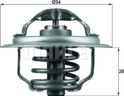 MAHLE TX 111 87D - Termostat, soyuducu www.furqanavto.az