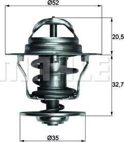 MAHLE TX 12 88D - Termostat, soyuducu furqanavto.az