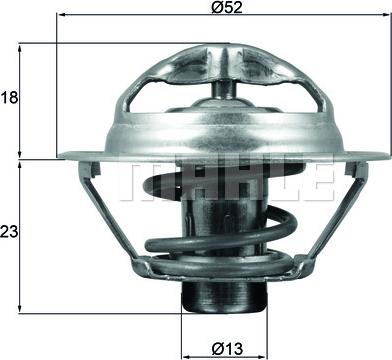 MAHLE TX 175 95D - Termostat, soyuducu www.furqanavto.az