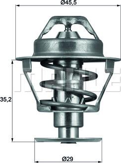 MAHLE TX 81 89D - Termostat, soyuducu furqanavto.az