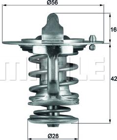 MAHLE TX 83 76D - Termostat, soyuducu furqanavto.az