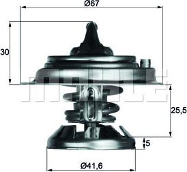 MAHLE TX 29 85 D - TERMOSTAT furqanavto.az