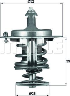 MAHLE TX 71 82D - Termostat, soyuducu furqanavto.az