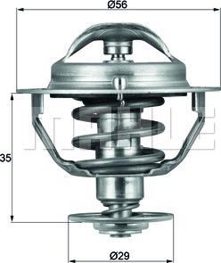 MAHLE TX 73 82D - Termostat, soyuducu furqanavto.az