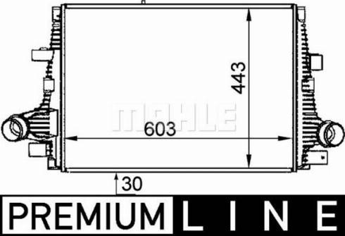 MAHLE CI 325 000P - Intercooler, şarj cihazı furqanavto.az