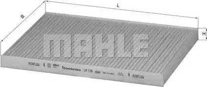 MAHLE LA 126 - Filtr, daxili hava furqanavto.az