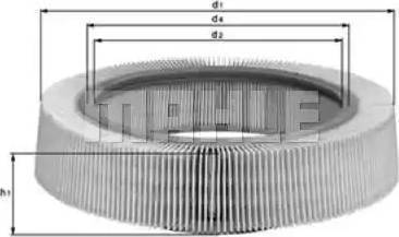 MAHLE LX 65 - Hava filtri furqanavto.az