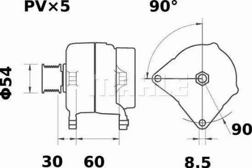 MAHLE MG 8 - Alternator furqanavto.az