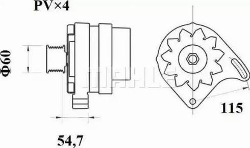 MAHLE MG 360 - Alternator furqanavto.az