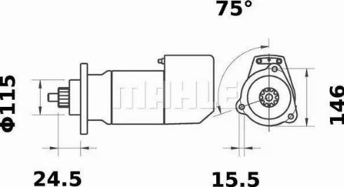 MAHLE MS 529 - Başlanğıc furqanavto.az