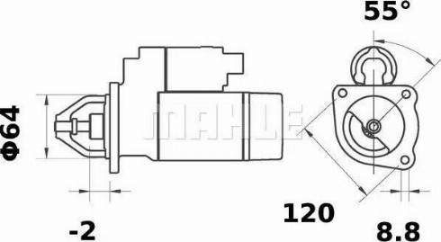 MAHLE MS 344 - Başlanğıc furqanavto.az