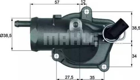 MAHLE TI 31 92 - Termostat, soyuducu furqanavto.az