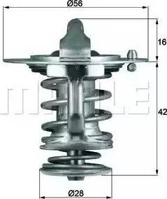 MAHLE TX 83 77 - Termostat, soyuducu furqanavto.az