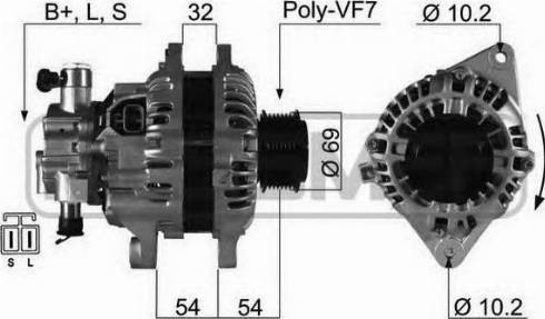 Mando BN373004A111 - Alternator furqanavto.az