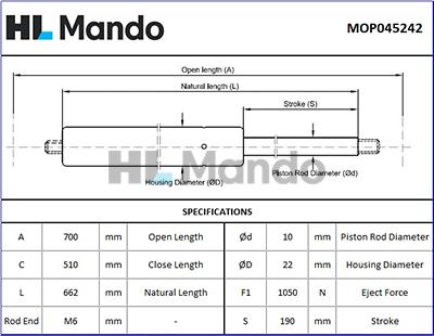 Mando MOP045242 - Qazlı bulaq, baqaj, yük yeri furqanavto.az