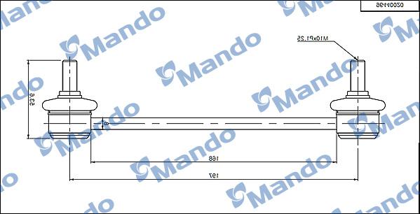 Mando MSC010099 - Çubuq / Strut, stabilizator furqanavto.az