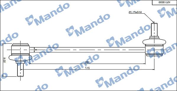 Mando SLD0003 - Çubuq / Strut, stabilizator furqanavto.az