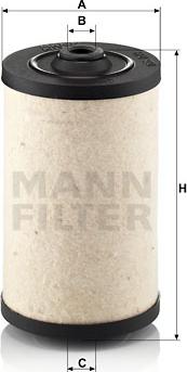 Mann-Filter BFU 900 x - Yanacaq filtri www.furqanavto.az