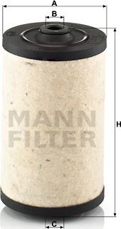 Mann-Filter BFU 811 - Yanacaq filtri www.furqanavto.az