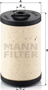 Mann-Filter BFU700X - Yanacaq filtri furqanavto.az