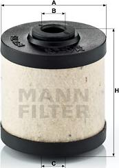 Mann-Filter BFU 715 - Yanacaq filtri www.furqanavto.az