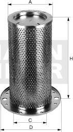 Mann-Filter C 16 147 - İkinci Hava Filtri furqanavto.az