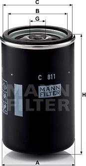 Mann-Filter C 811 - Hava filtri furqanavto.az