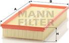 Mann-Filter C 37 153/1 - Hava filtri furqanavto.az