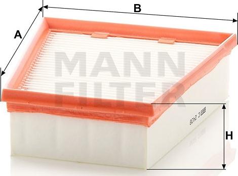 Mann-Filter C 2439/1 - Hava filtri furqanavto.az