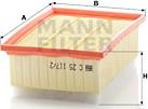 Mann-Filter C 25 117/2 - Hava filtri furqanavto.az