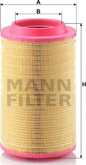 Mann-Filter C 25 860/6 - Hava filtri furqanavto.az