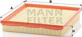 Mann-Filter C 26 110/2 - Hava filtri furqanavto.az