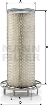 Mann-Filter CF 16 166 - İkinci Hava Filtri furqanavto.az