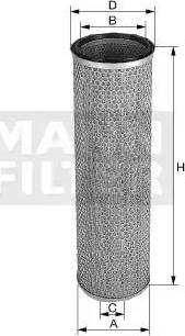 Mann-Filter CF 22 269 - İkinci Hava Filtri furqanavto.az