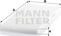 Mann-Filter CU 4594 - Filtr, daxili hava furqanavto.az