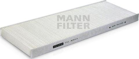 Mann-Filter CU 4151/1 - Filtr, daxili hava www.furqanavto.az