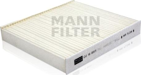 Mann-Filter CU 19 001/1 - Filtr, daxili hava www.furqanavto.az
