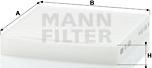 Mann-Filter CU 1835 - Filtr, daxili hava furqanavto.az